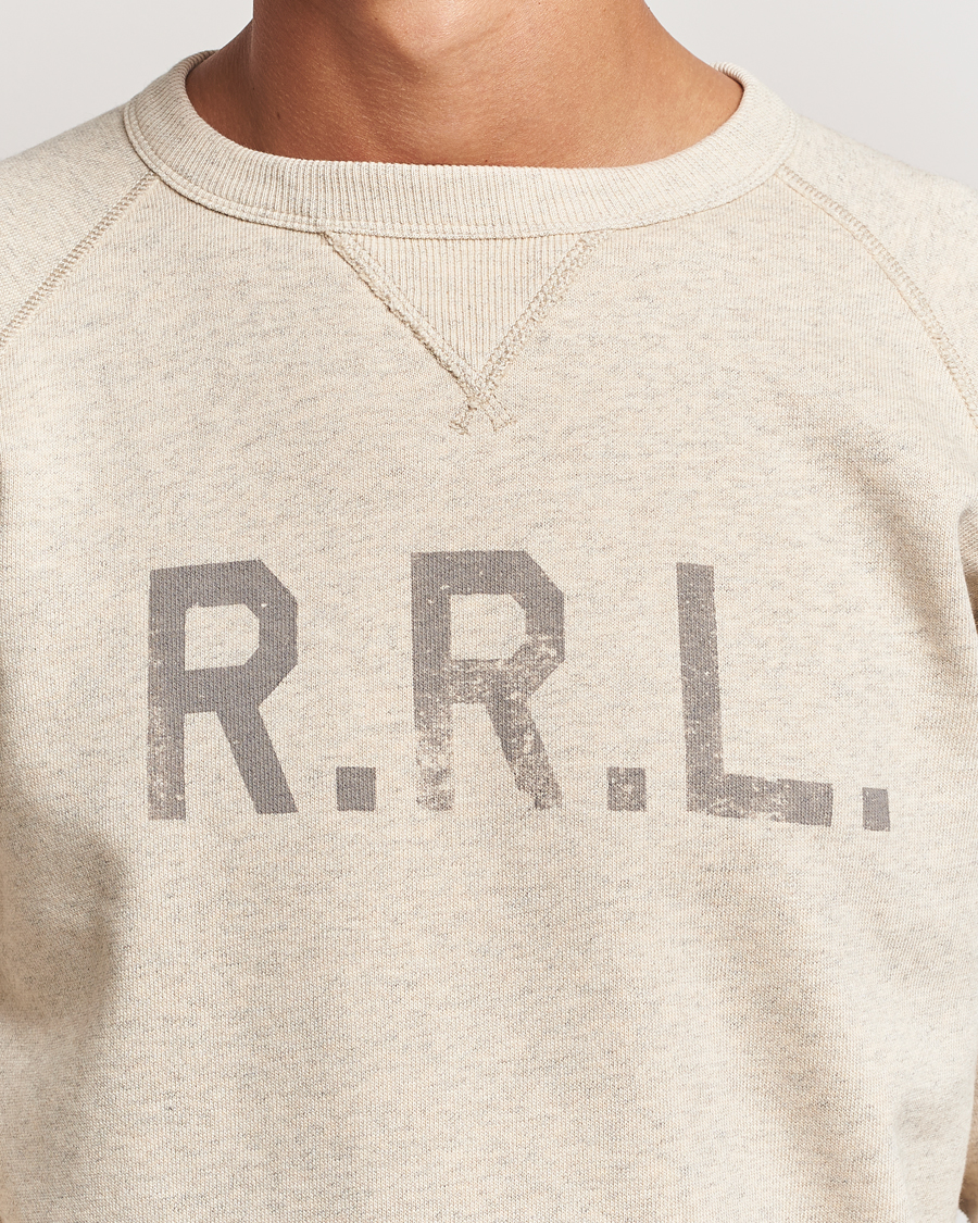 Herre | Trøjer | RRL | Raglan Sleeve Sweatshirt Oatmeal Heather