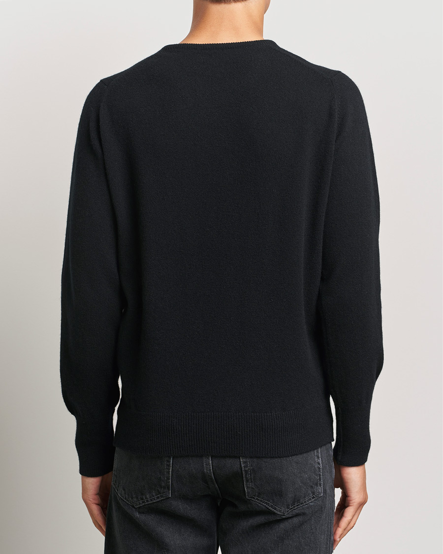 Herre | Trøjer | William Lockie | Rob Lambswool Crewneck Black
