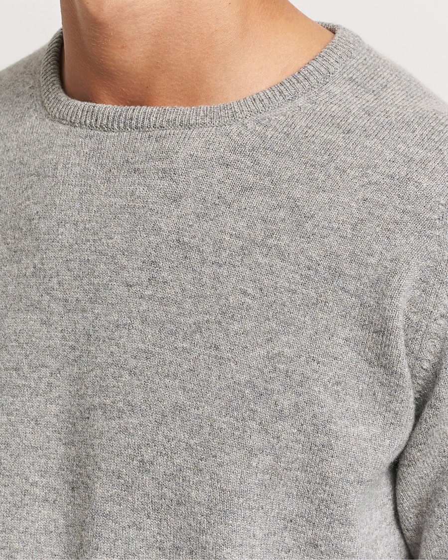 Herre | Trøjer | William Lockie | Rob Lambswool Crewneck Flannel