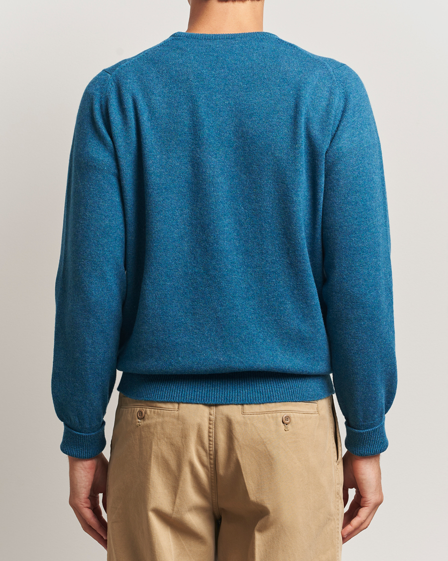 Herre | Trøjer | William Lockie | Rob Lambswool Crewneck Mallard