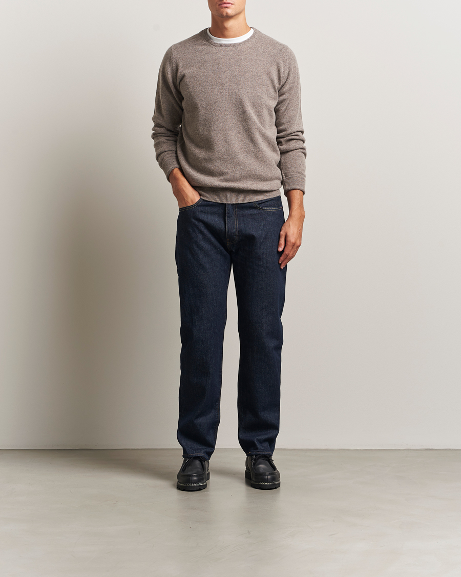 Herre | Trøjer | William Lockie | Rob Lambswool Crewneck Vole
