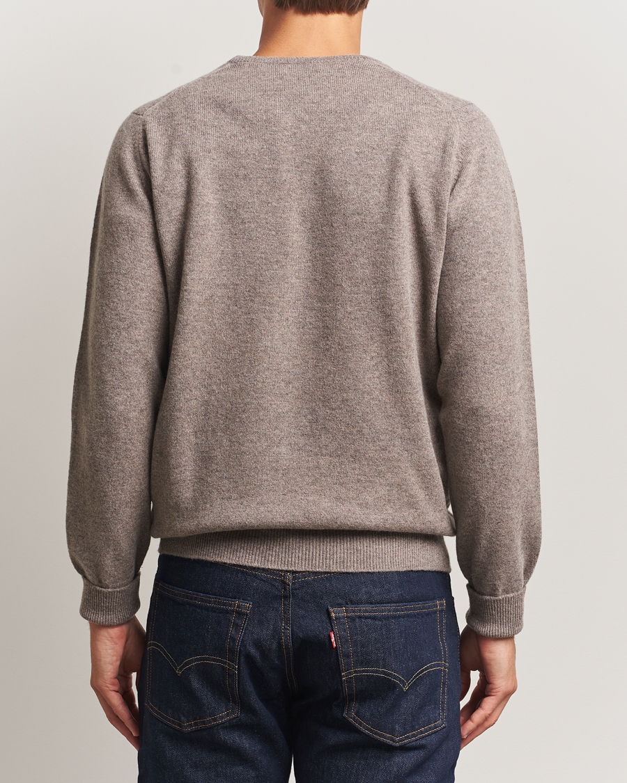 Herre | Trøjer | William Lockie | Rob Lambswool Crewneck Vole