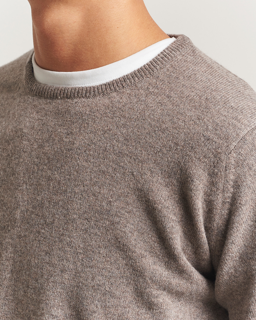 Herre | Trøjer | William Lockie | Rob Lambswool Crewneck Vole