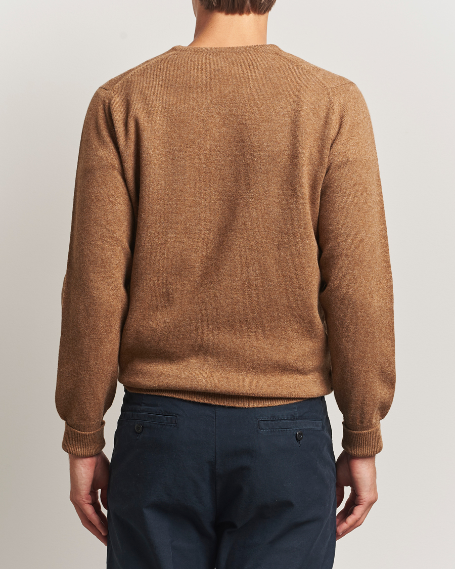 Herre | Trøjer | William Lockie | Rob Lambswool V-Neck Savannah