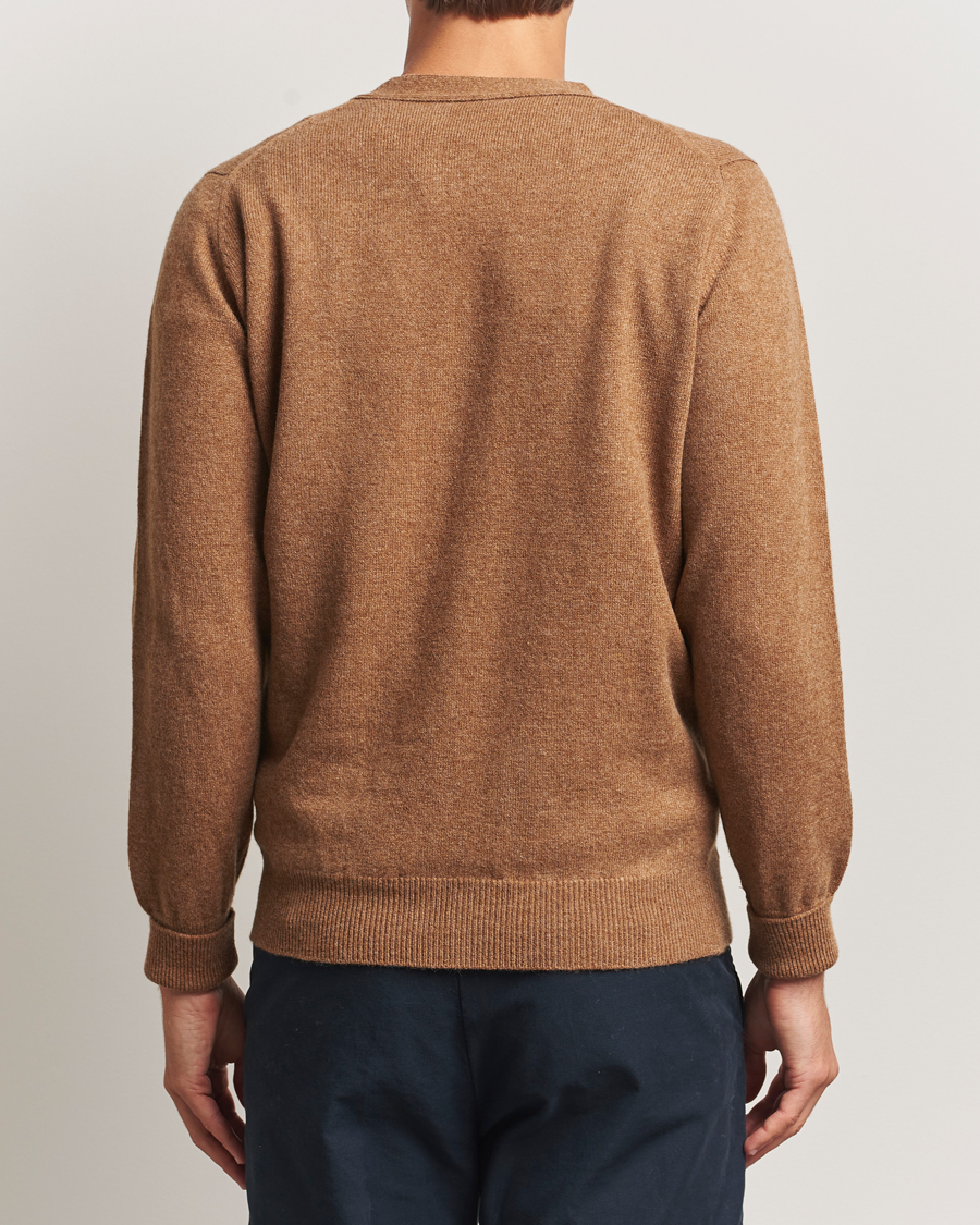 Herre | Trøjer | William Lockie | Rob Lambswool Cardigan Driftwood