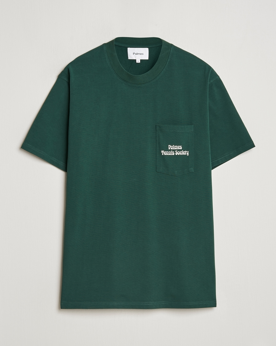Herre | T-Shirts | Palmes | Fifth Pocket T-Shirt Dark Green