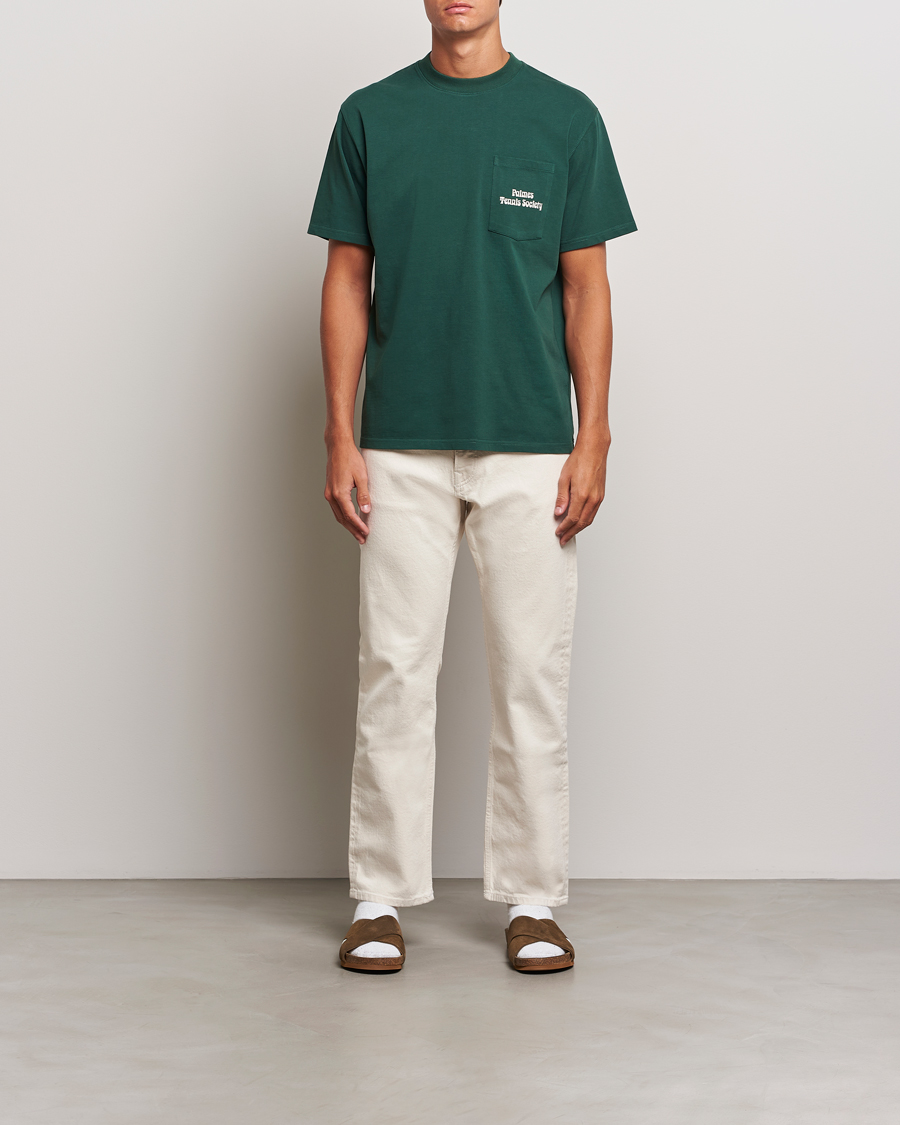 Herre | T-Shirts | Palmes | Fifth Pocket T-Shirt Dark Green