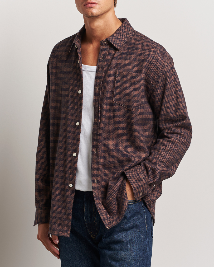 Herre | Skjorter | Palmes | Joseph Flannel Shirt Navy