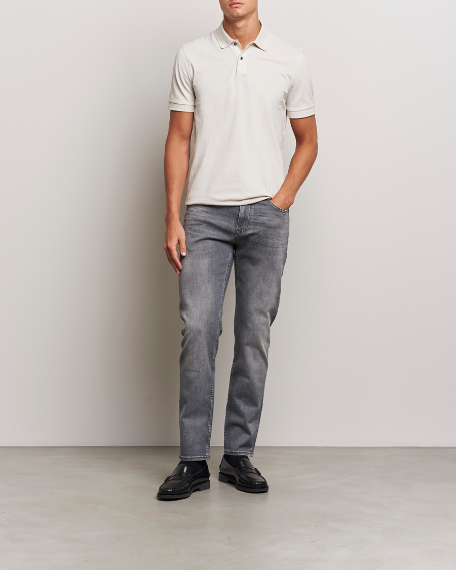 Herre | Bukser | BOSS BLACK | Delaware Jeans Medium Grey