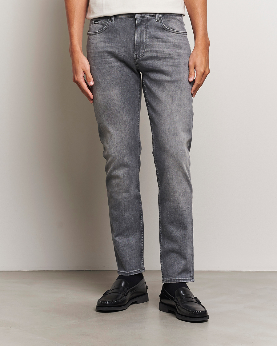 Herre | Bukser | BOSS BLACK | Delaware Jeans Medium Grey