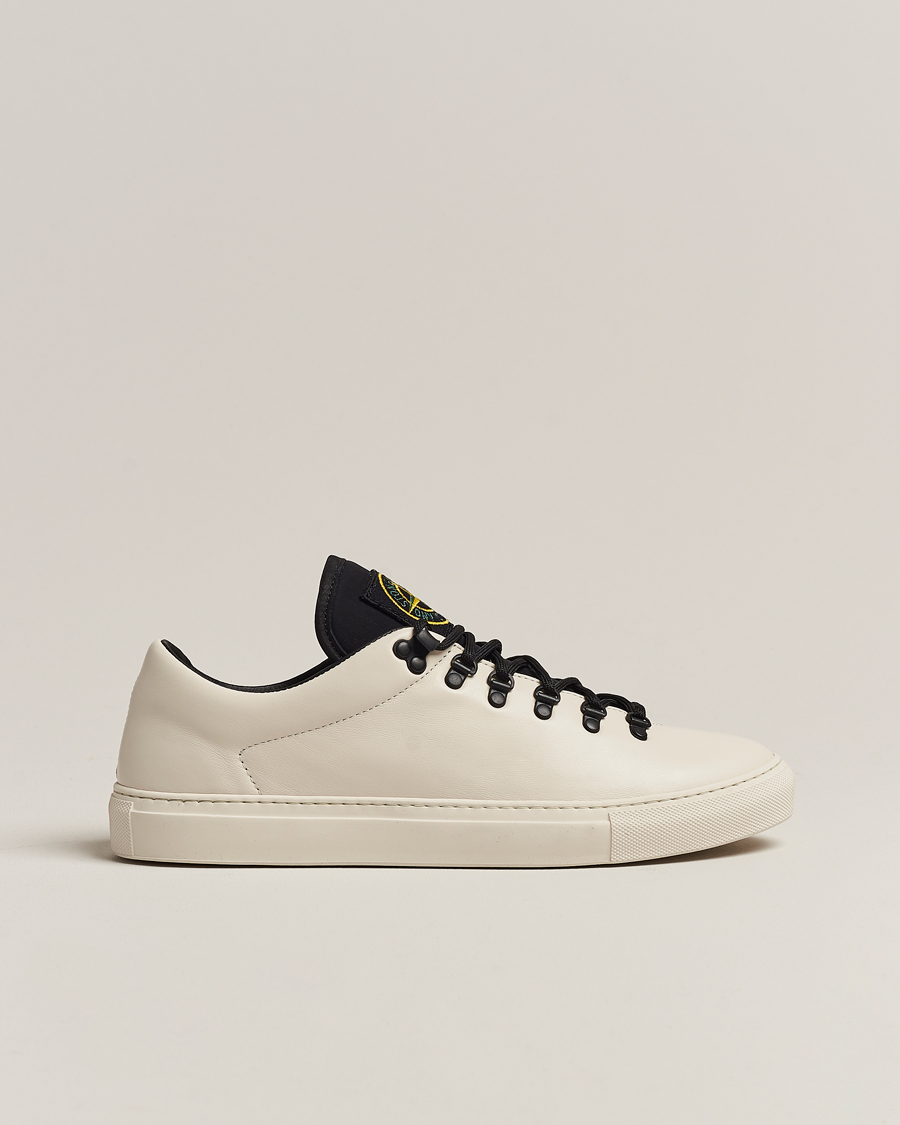 Herre | Stone Island Leather Snekers Natural | Stone Island | Leather Snekers Natural