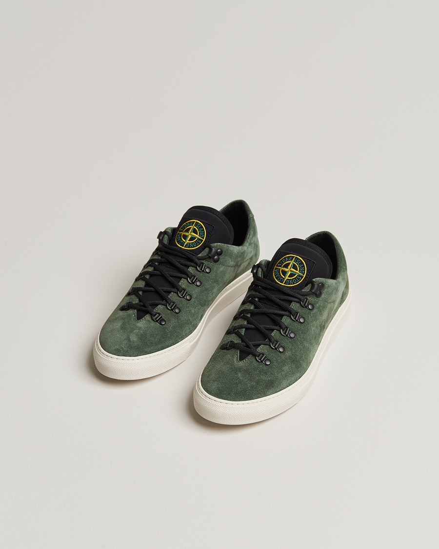 Herre | Stone Island Suede Sneakers Musk | Stone Island | Suede Sneakers Musk