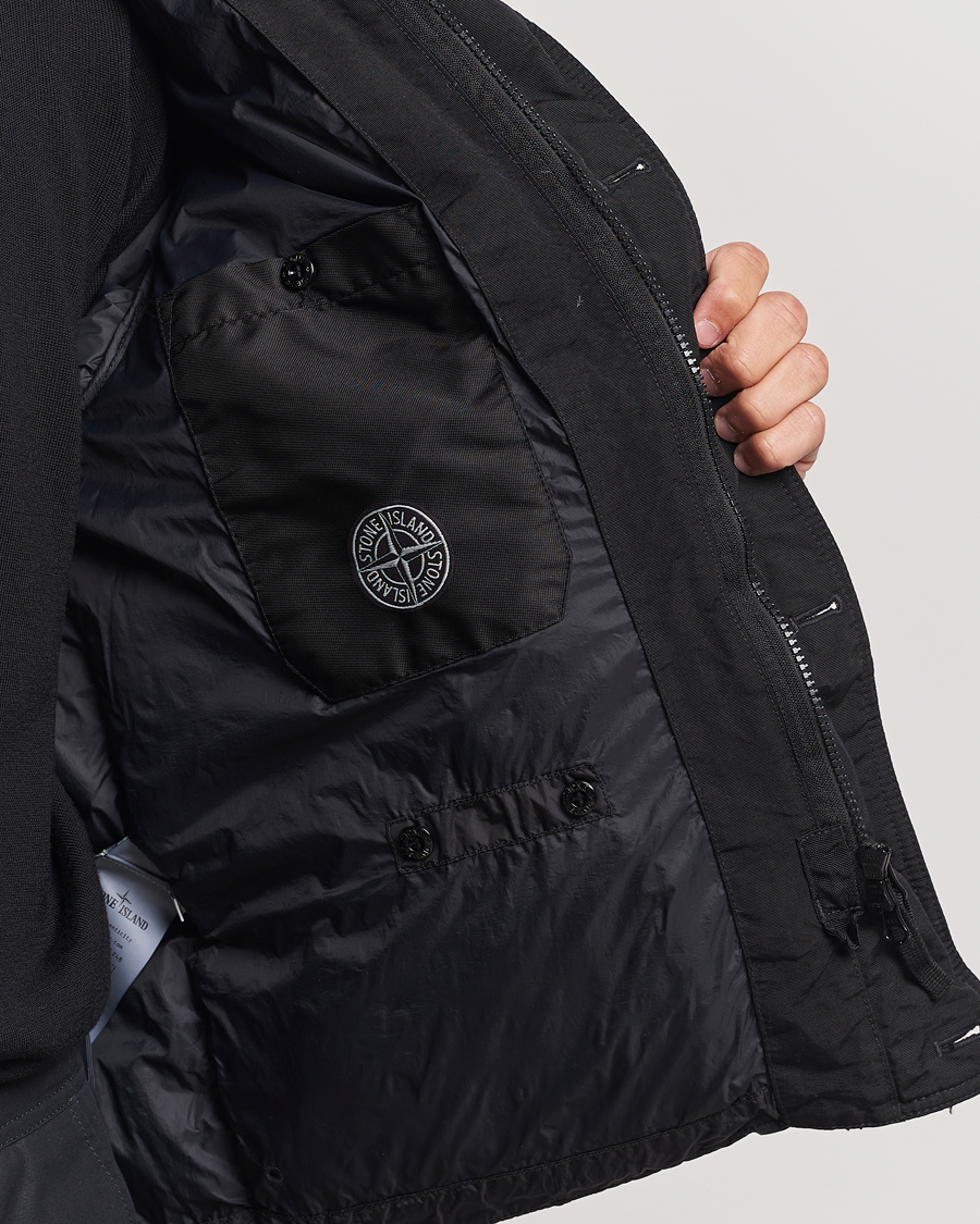 Herre | Jakker | Stone Island | Garment Dyed Recycled Nylon Down Jacket Black
