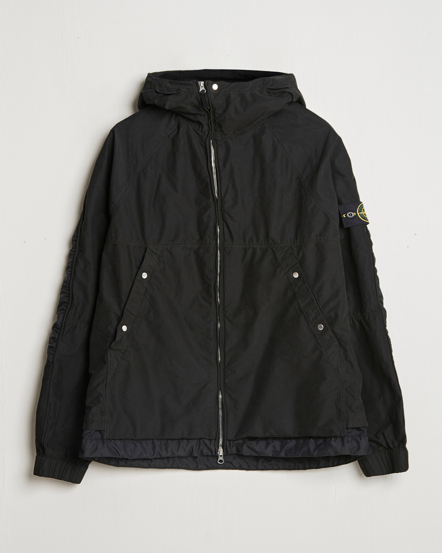 Herre | Jakker | Stone Island | Hooded Lightweight Tela Jacket Black