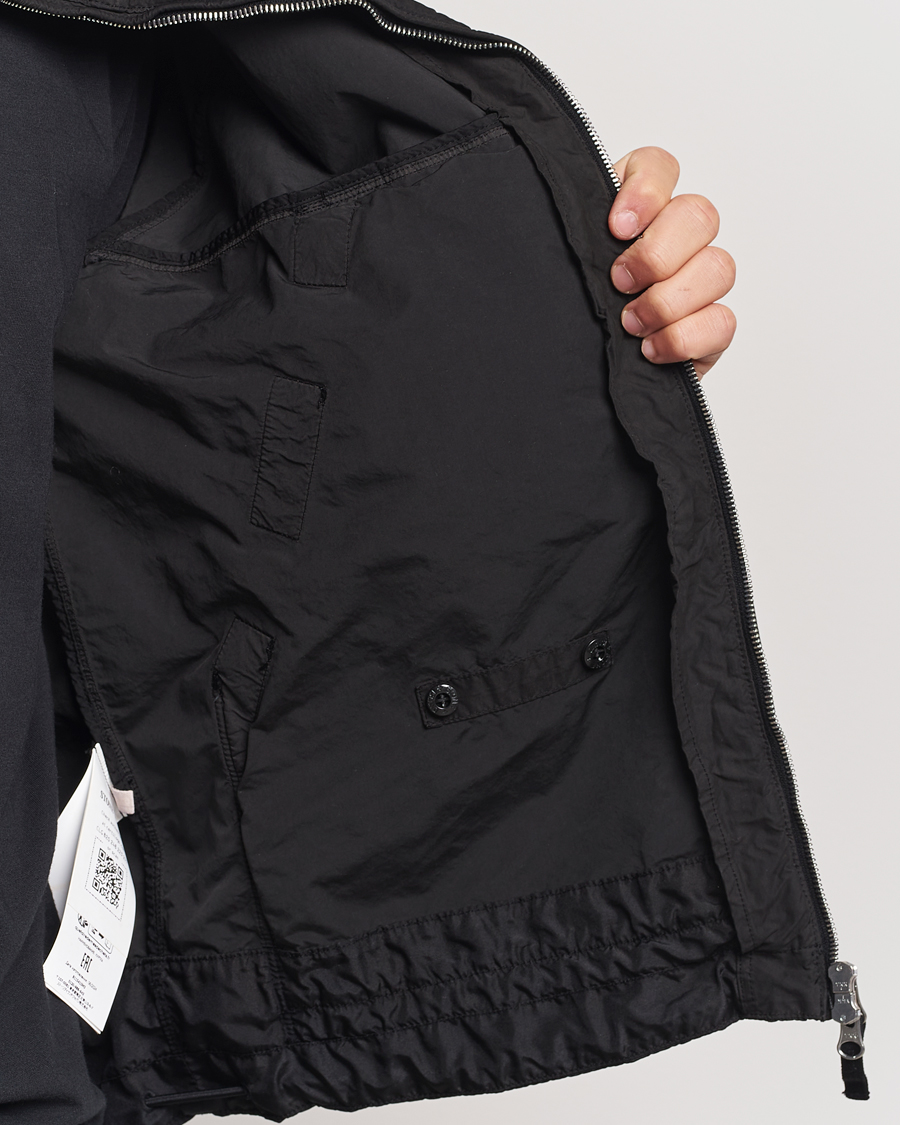 Herre | Jakker | Stone Island | Hooded Lightweight Tela Jacket Black