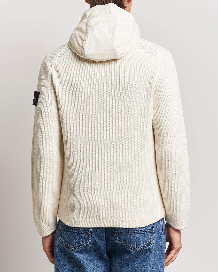 Herre | Jakker | Stone Island | Crinkle Reps Hybrid Wool Jacket Natural