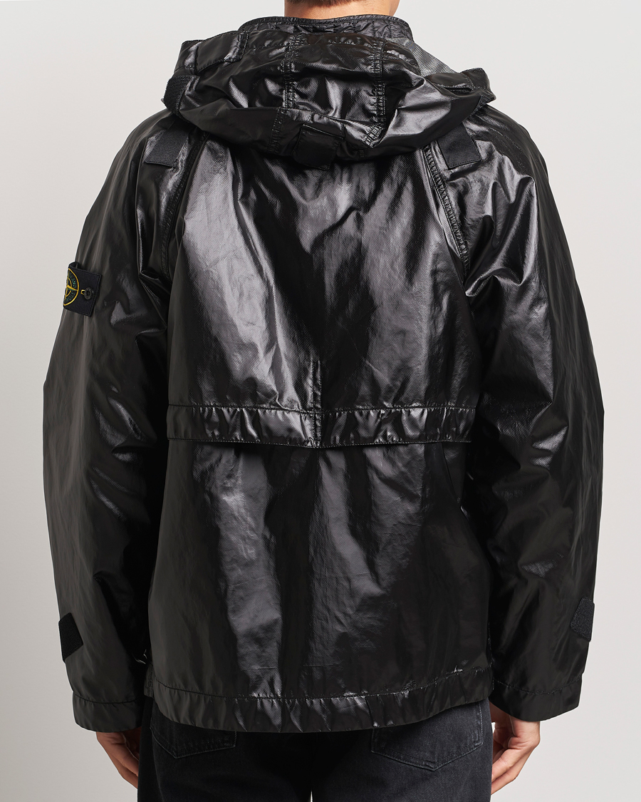 Herre | Jakker | Stone Island | Glass Cover-TC Garment Dyed Detach Vest Jacket Black
