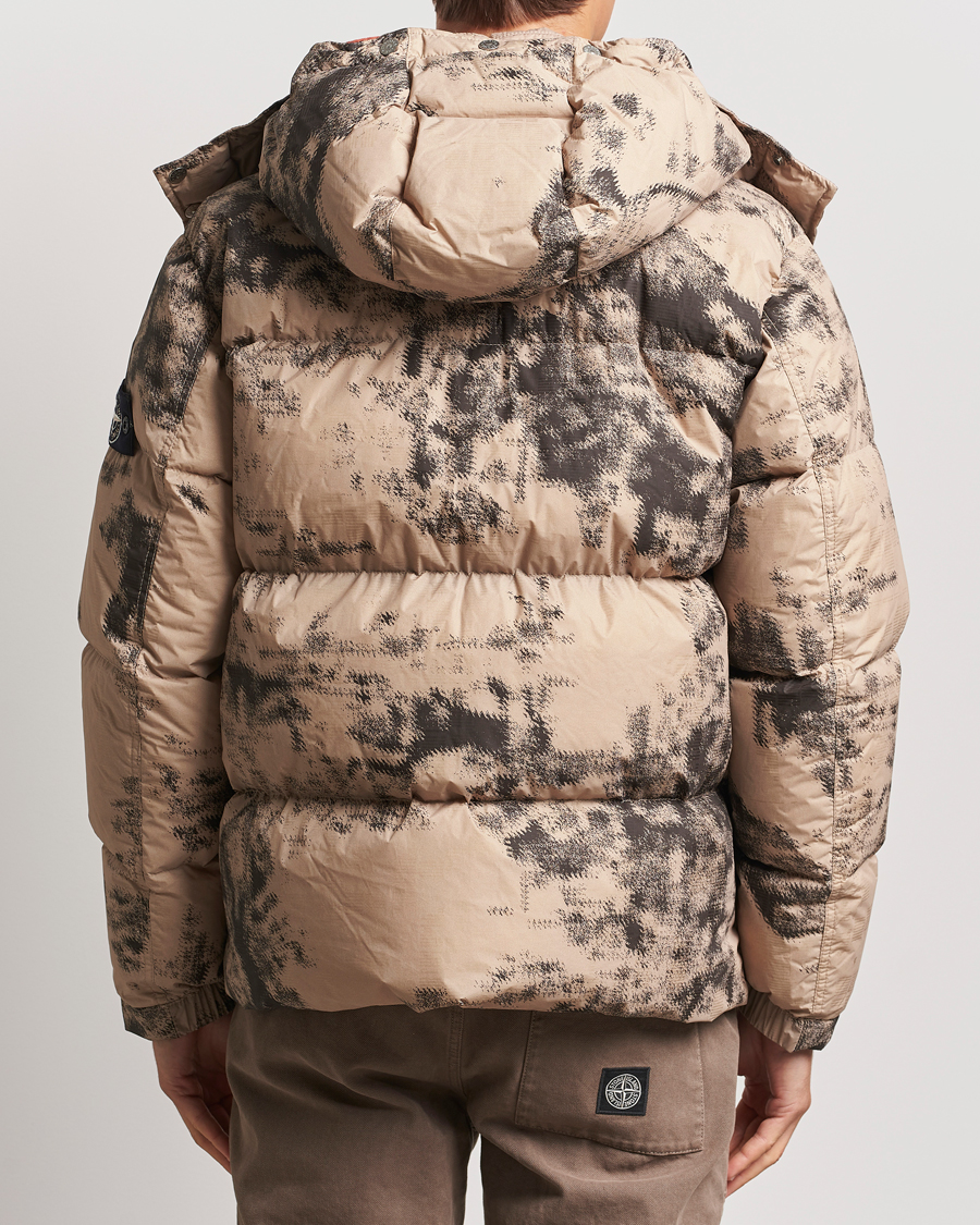 Herre | Jakker | Stone Island | Thermo Sensitive Camo Down Jacket Dove Grey