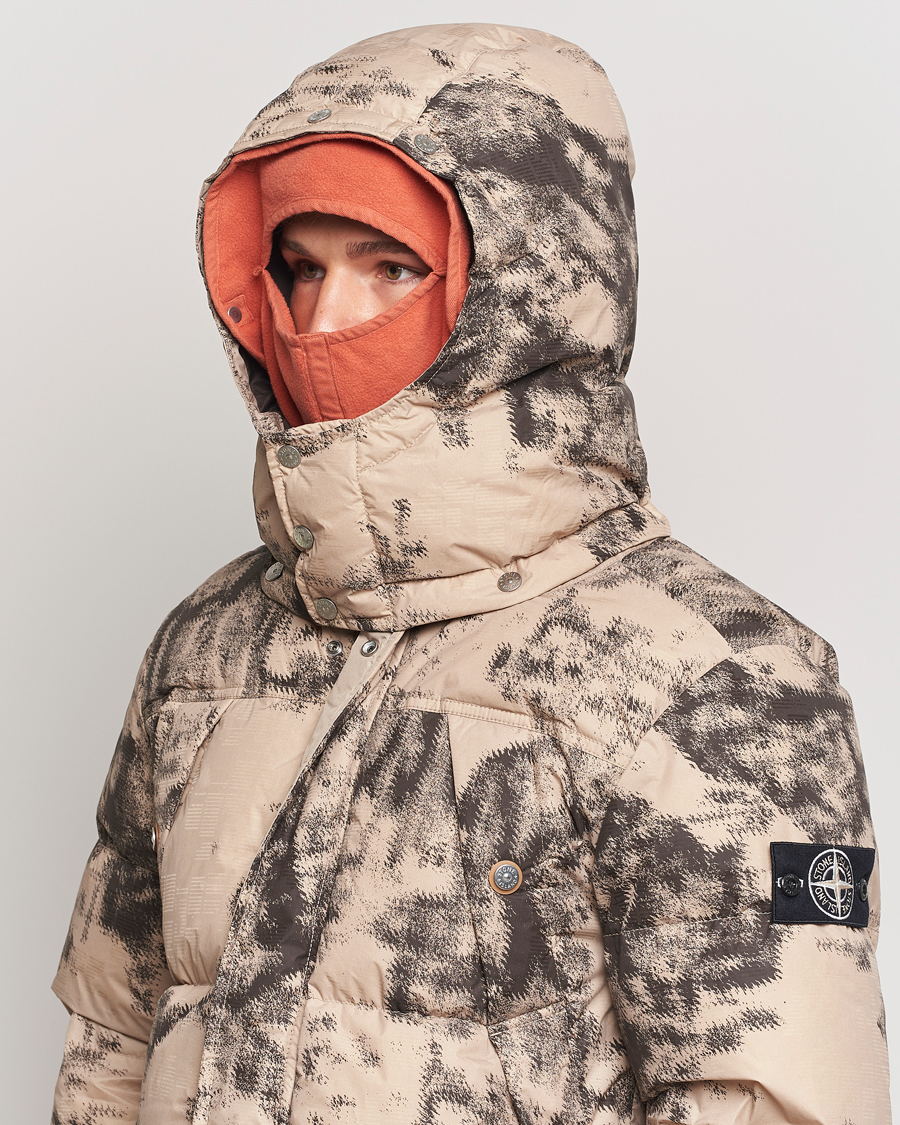 Herre | Jakker | Stone Island | Thermo Sensitive Camo Down Jacket Dove Grey