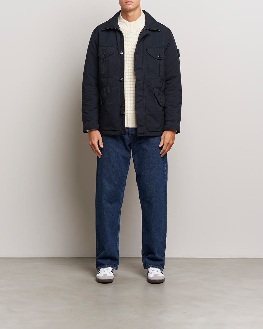 Herre | Jakker | Stone Island | David TC Field Jacket Navy Blue