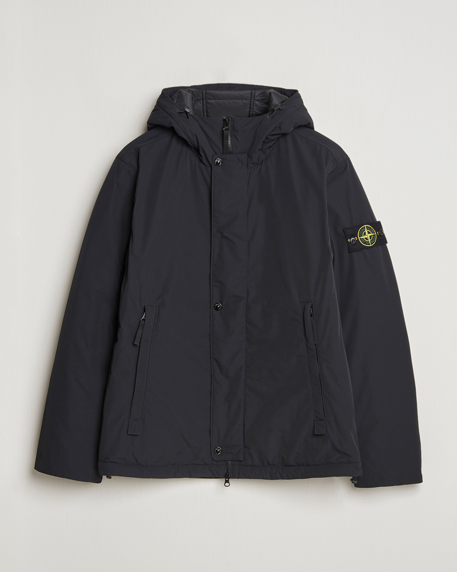 Herre | Jakker | Stone Island | Micro Twill Hooded Jacket Black