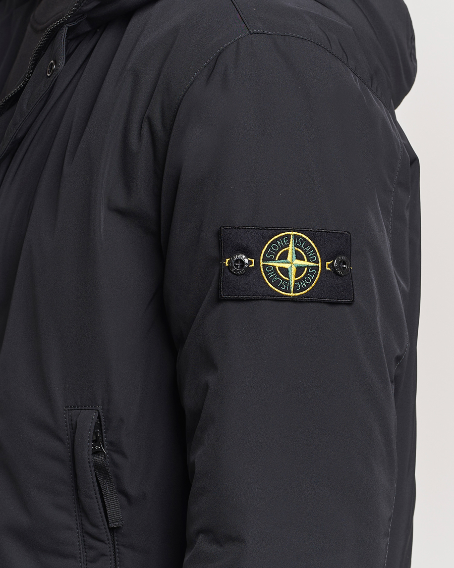 Herre | Jakker | Stone Island | Micro Twill Hooded Jacket Black
