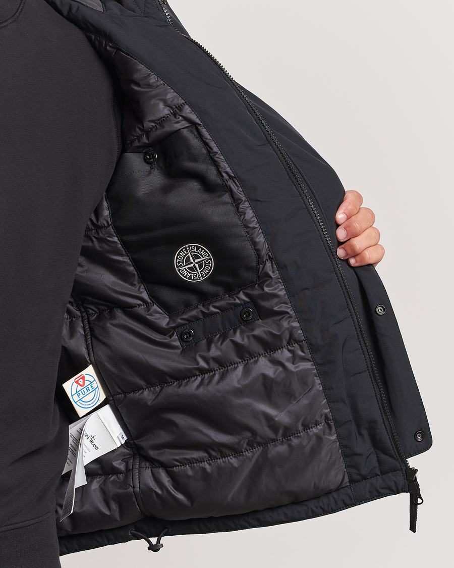 Herre | Jakker | Stone Island | Micro Twill Hooded Jacket Black
