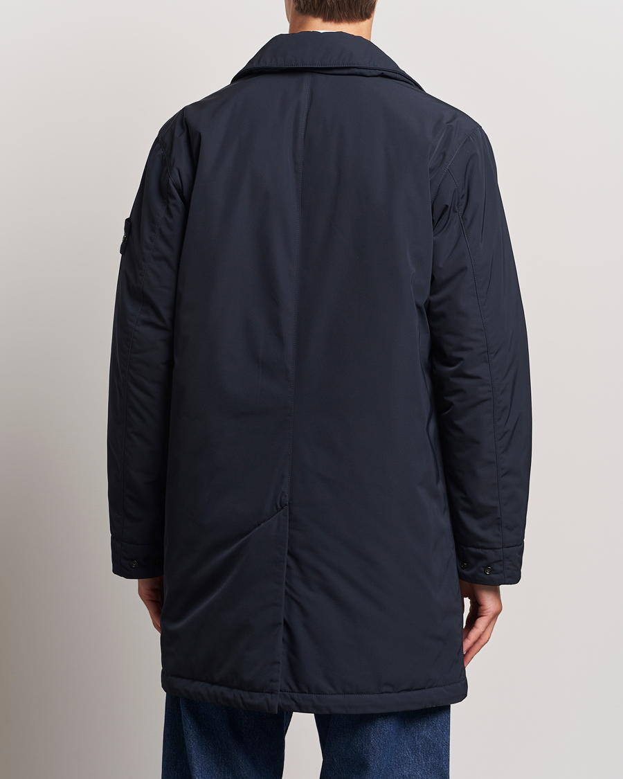Herre | Jakker | Stone Island | Micro Twill Padded Coat Navy Blue