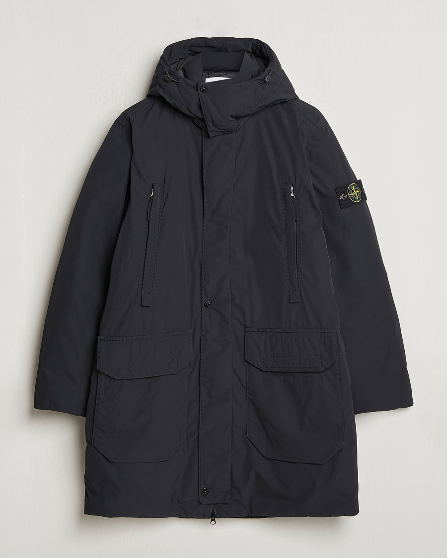 Herre | Jakker | Stone Island | Micro Twill Hooded Parka Black