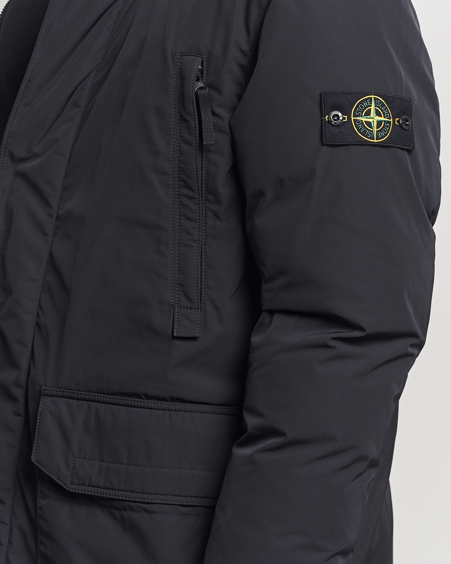 Herre | Jakker | Stone Island | Micro Twill Hooded Parka Black