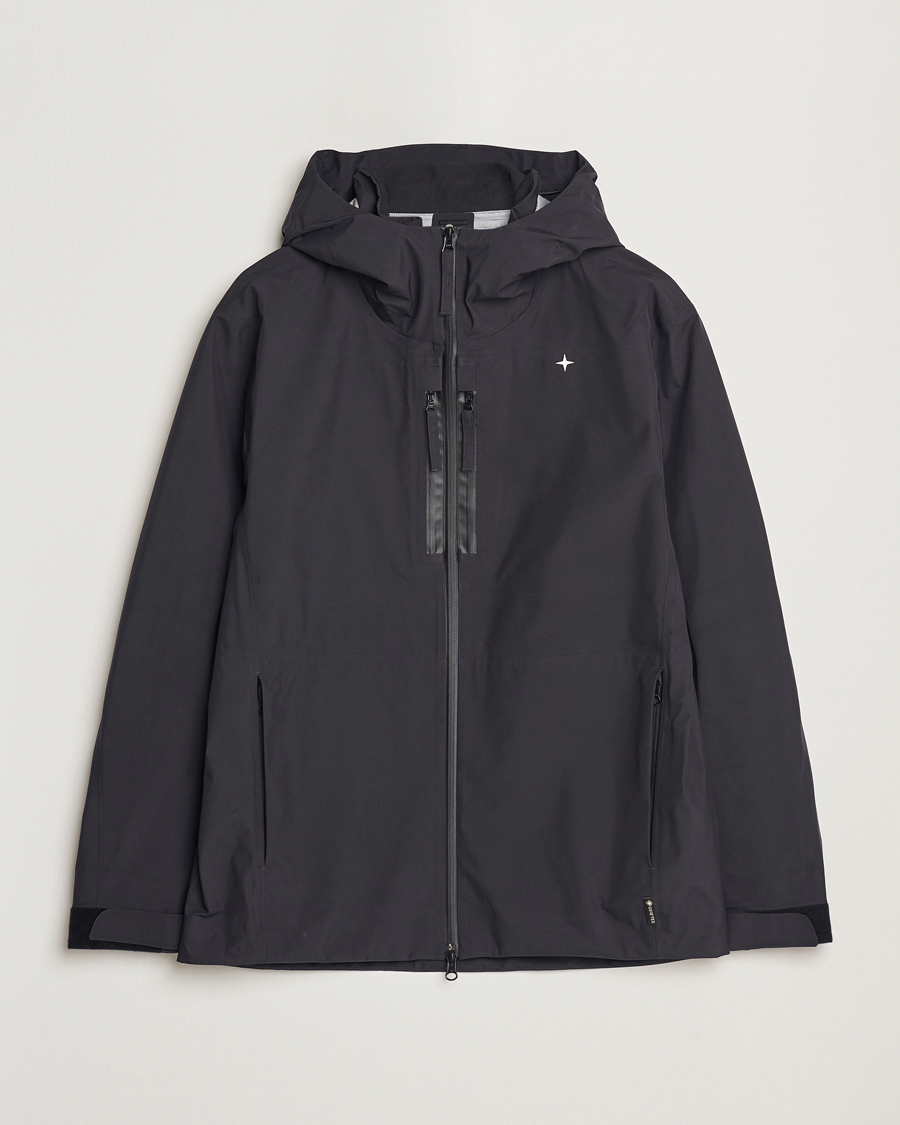 Herre | Jakker | Stone Island | Gore-Tex Stellina Hooded Jacket Blue Marine
