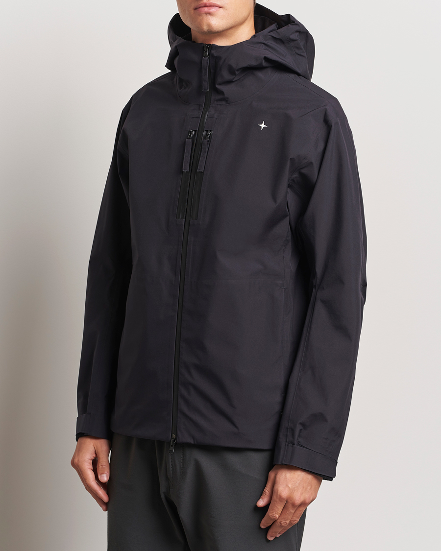 Herre | Jakker | Stone Island | Gore-Tex Stellina Hooded Jacket Blue Marine