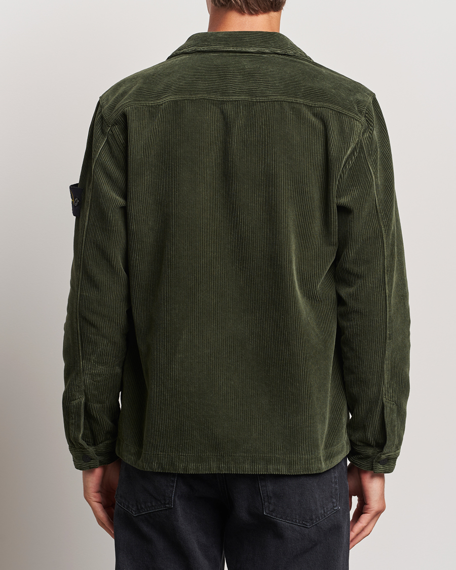 Herre | Skjorter | Stone Island | Garment Dyed Corduroy Overshirt Musk