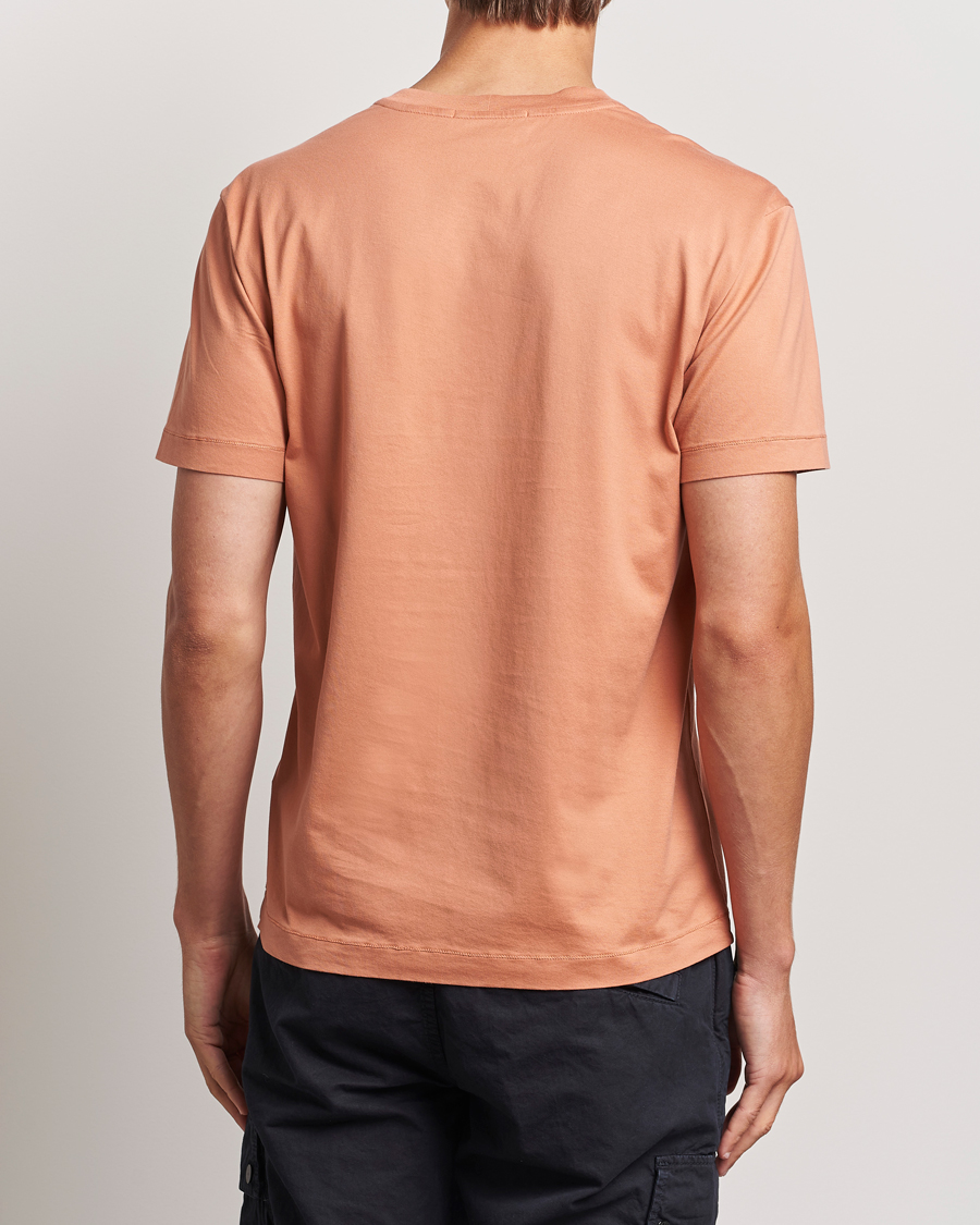 Herre | T-Shirts | Stone Island | Garment Dyed Jersey T-Shirt Orange
