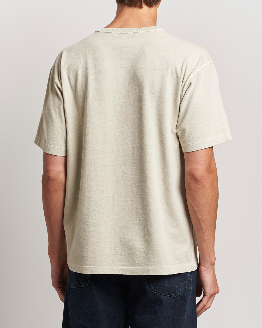 Herre | T-Shirts | Stone Island | Old Dyed Cotton Logo T-Shirt Plaster