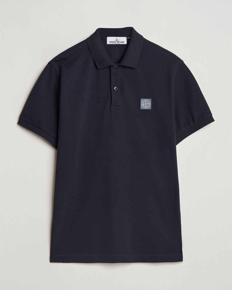 Herre | Polotrøjer | Stone Island | Cotton Pique Polo Navy Blue