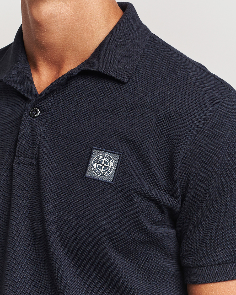 Herre | Polotrøjer | Stone Island | Cotton Pique Polo Navy Blue