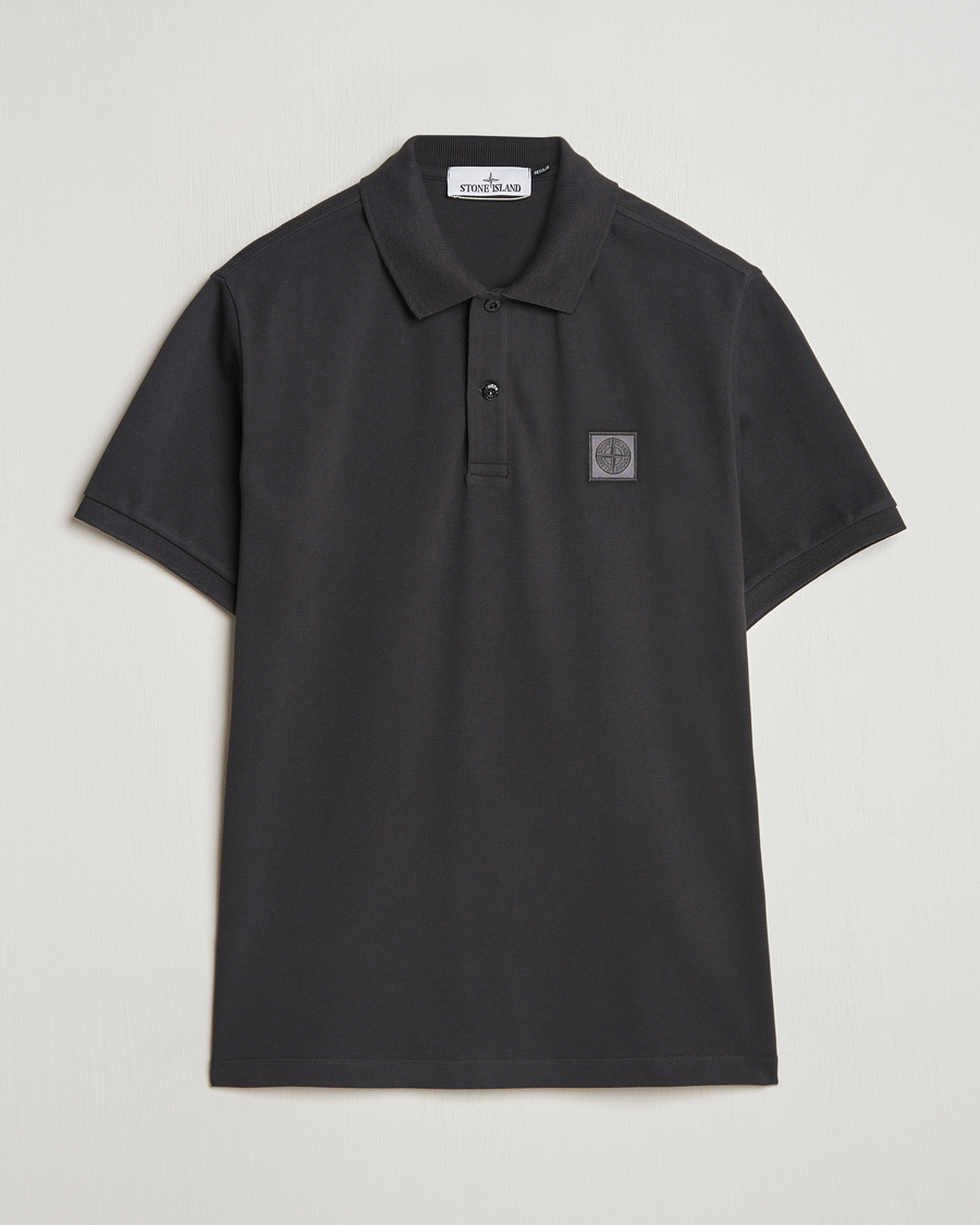 Herre | Polotrøjer | Stone Island | Cotton Pique Polo Lead Grey