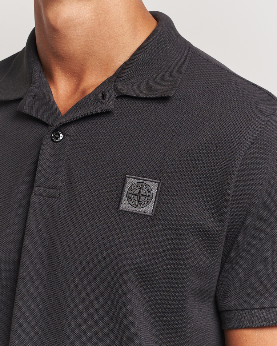 Herre | Polotrøjer | Stone Island | Cotton Pique Polo Lead Grey
