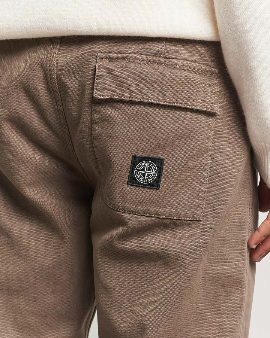 Herre | Bukser | Stone Island | Panama Cotton Pants Walnut