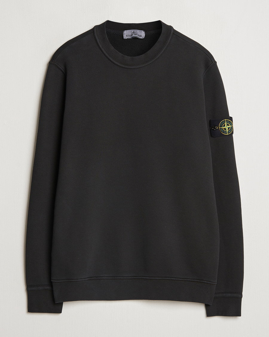 Herre | Trøjer | Stone Island | Old Dyed Cotton Sweatshirt Black