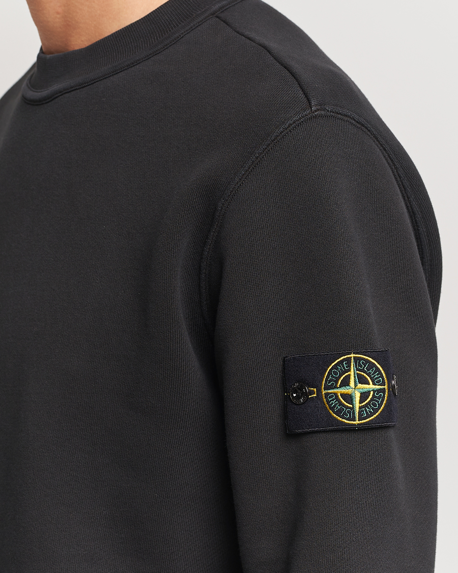 Herre | Trøjer | Stone Island | Old Dyed Cotton Sweatshirt Black