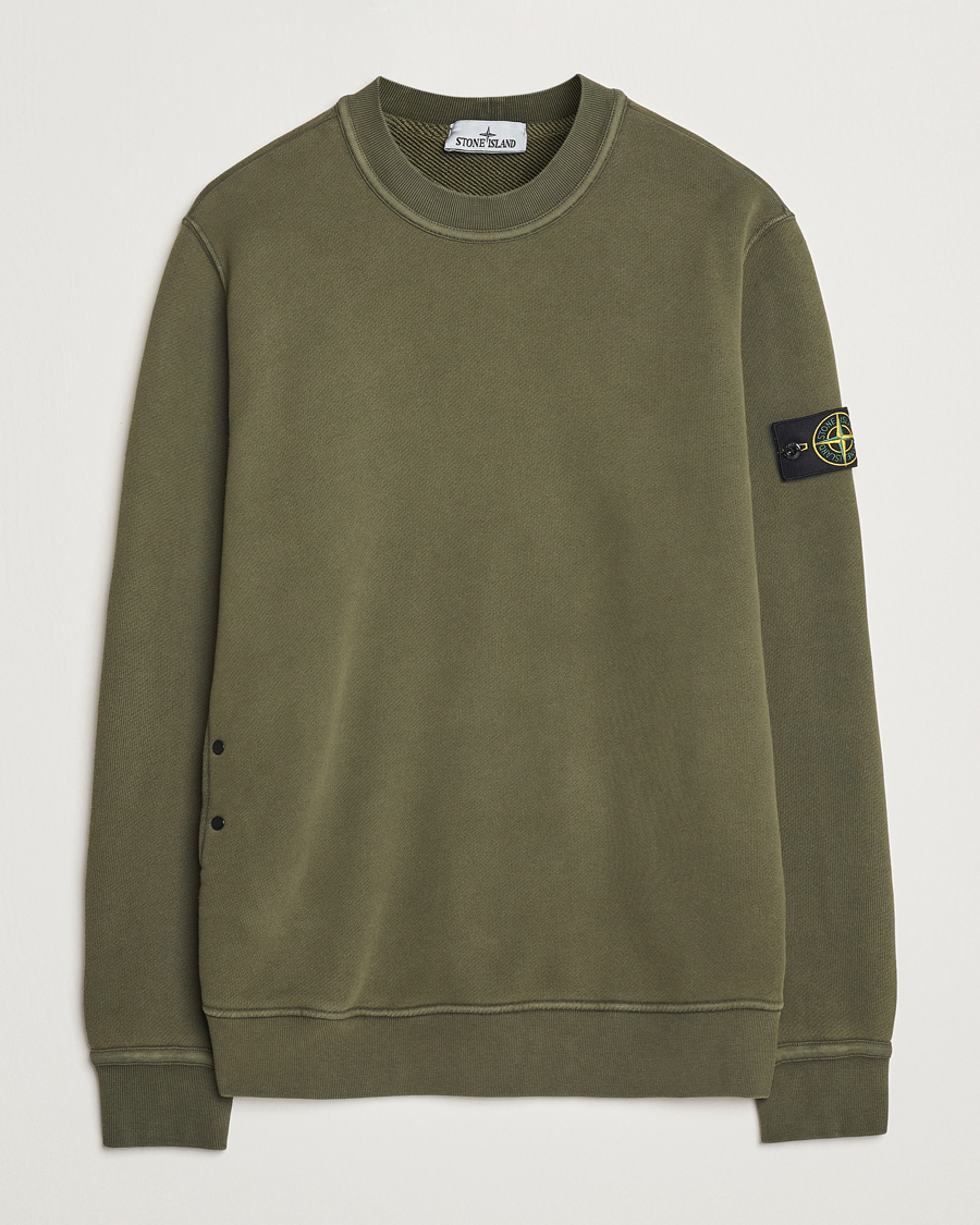Herre | Trøjer | Stone Island | Old Dyed Cotton Sweatshirt Musk
