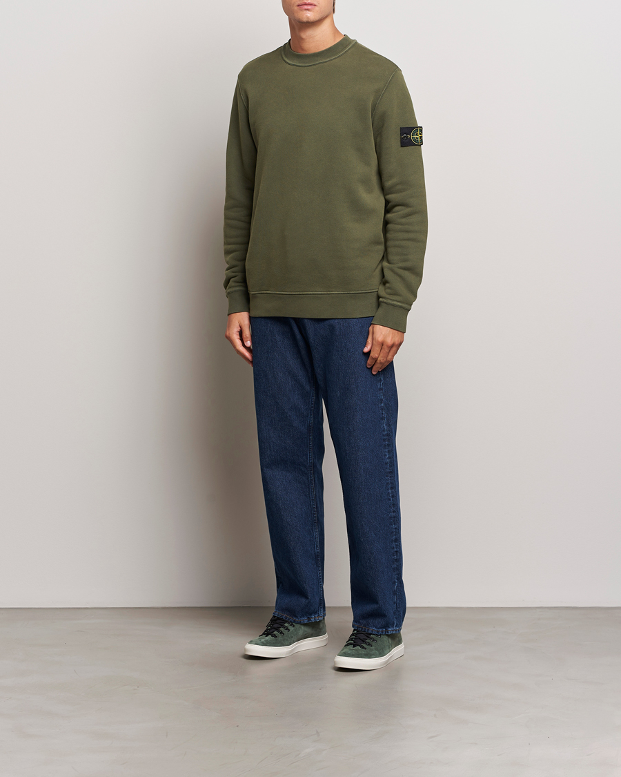 Herre | Trøjer | Stone Island | Old Dyed Cotton Sweatshirt Musk