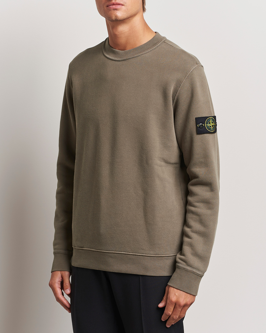 Herre | Trøjer | Stone Island | Old Dyed Cotton Sweatshirt Walnut