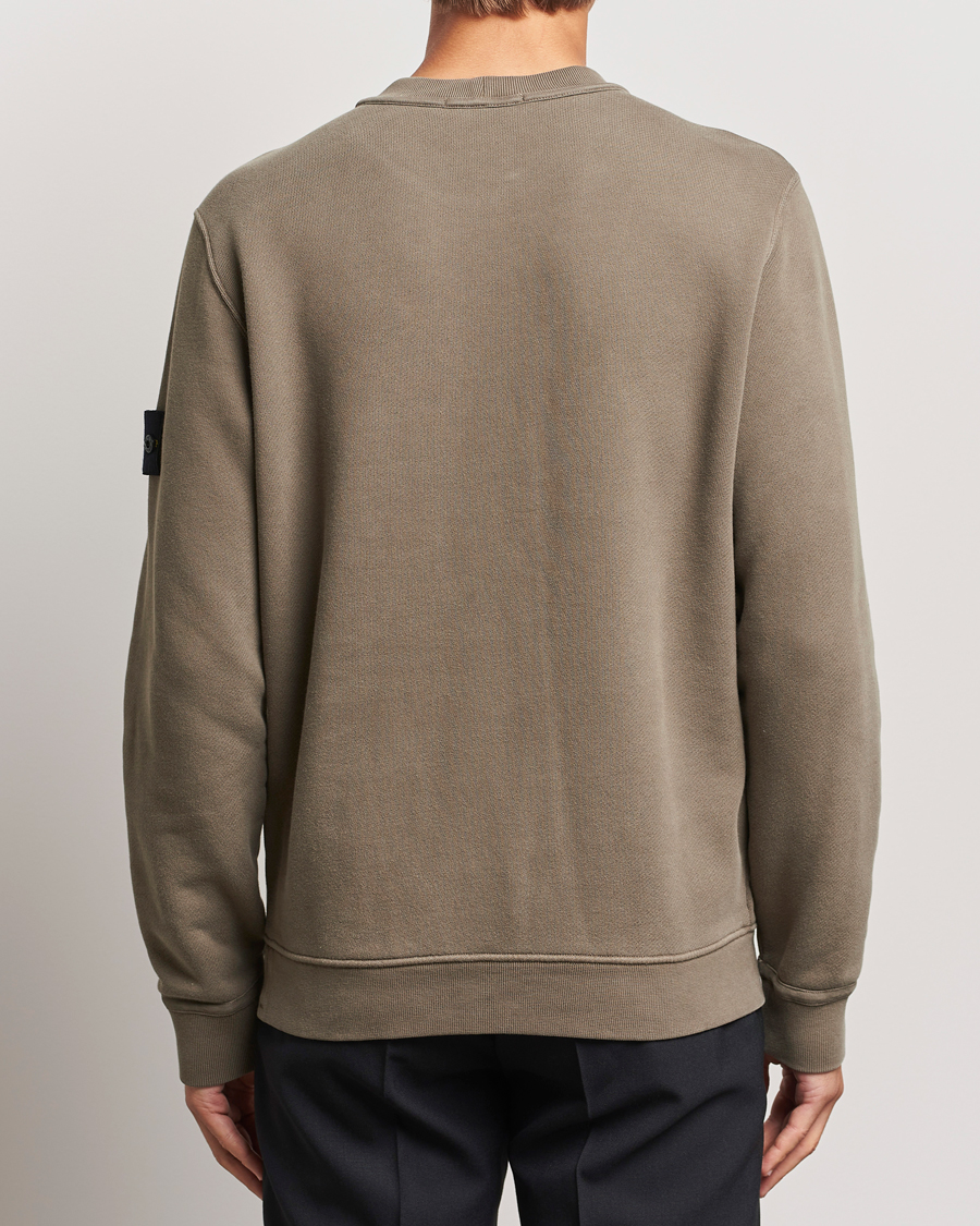 Herre | Trøjer | Stone Island | Old Dyed Cotton Sweatshirt Walnut