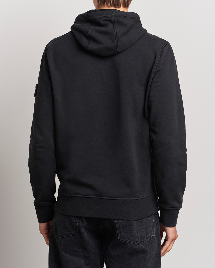 Herre | Trøjer | Stone Island | Garment Dyed Fleece Hood Black