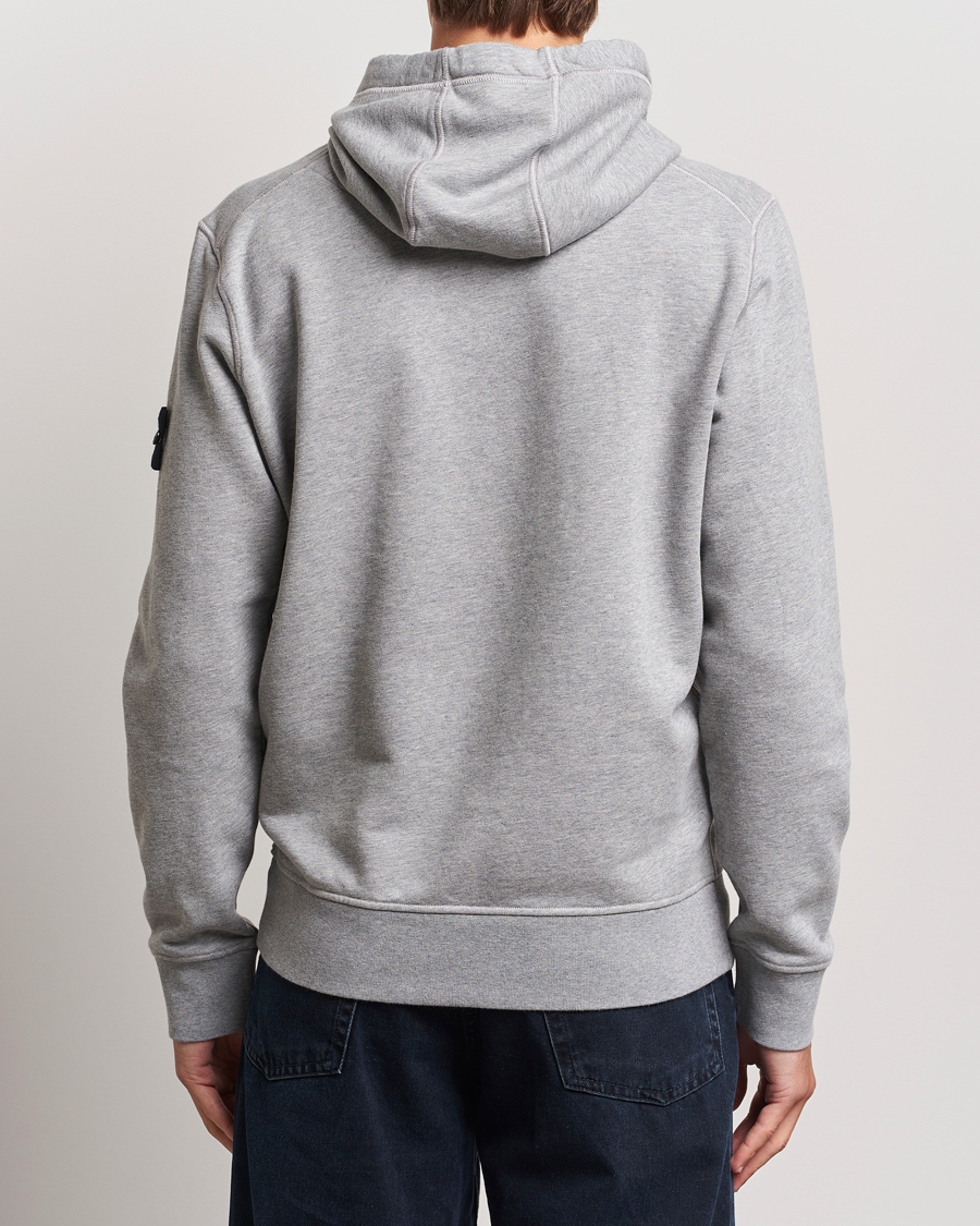 Herre | Trøjer | Stone Island | Garment Dyed Fleece Hood Melange Grey