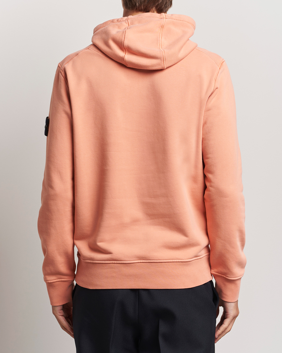 Herre | Trøjer | Stone Island | Garment Dyed Fleece Hood Orange