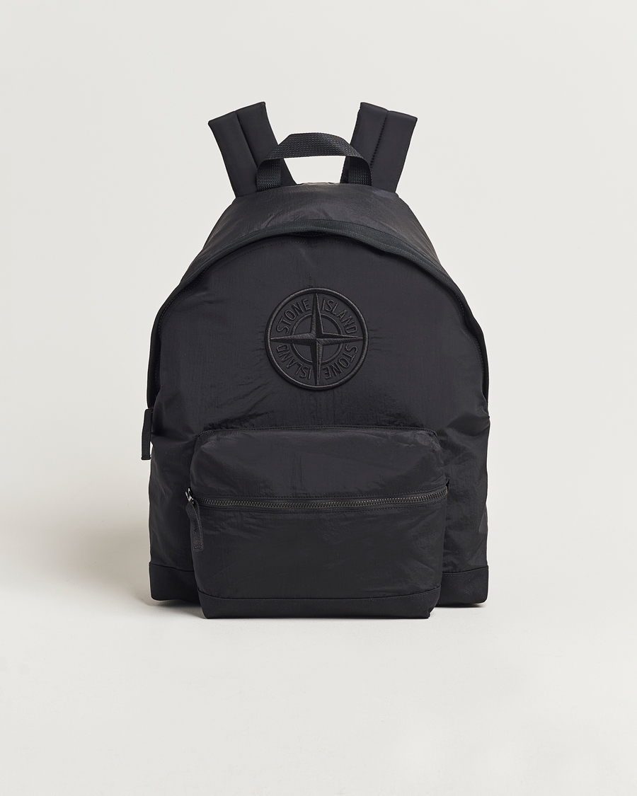 Herre | Stone Island Nylon Metal Backpack Black | Stone Island | Nylon Metal Backpack Black